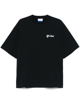 Off-White: Чёрная футболка 