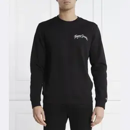 Tommy Hilfiger: Чёрная толстовка 