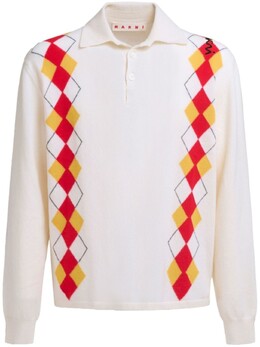 Marni: Белая рубашка 