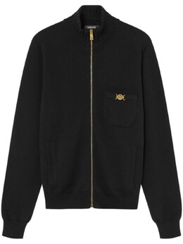 Versace: Чёрный кардиган  Medusa