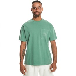 Quiksilver: Зелёная футболка 