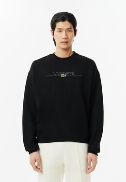 Lacoste: Чёрная толстовка 