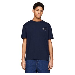 Tommy Jeans: Синяя футболка 