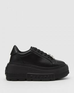 Casadei: Чёрные кроссовки 