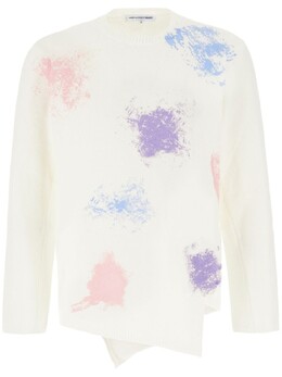 Comme Des Garcons Shirt: Белый свитер 