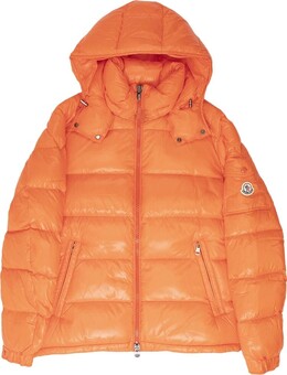 Moncler: Пуховик  Maya с капюшоном