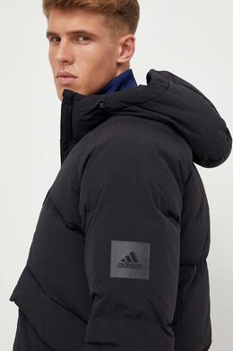 Adidas: Чёрная куртка 