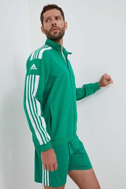Adidas: Зелёная толстовка 