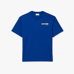 Lacoste: Синяя футболка 