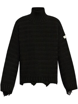 MM6 Maison Margiela: Чёрный свитер 