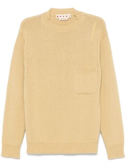 Marni: Жёлтый свитер 