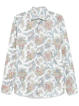 Etro: Белая рубашка 