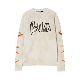 Palm Angels: Белая толстовка 