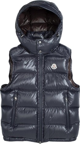 Moncler: Блестящий пуховик 