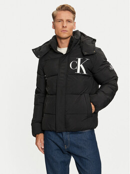Calvin Klein Jeans: Чёрный пуховик 