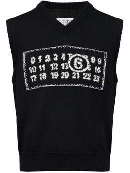 MM6 Maison Margiela: Чёрный жилет 