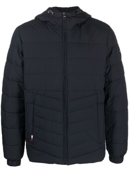 Tommy Hilfiger: Пуховик с капюшоном 