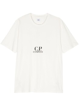 C.P. Company: Белая футболка 