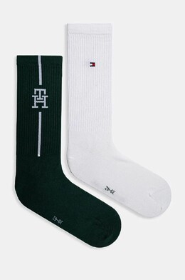 Tommy Hilfiger: Зелёные носки 