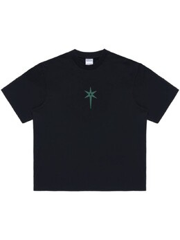 Marcelo Burlon County Of Milan: Чёрная футболка 