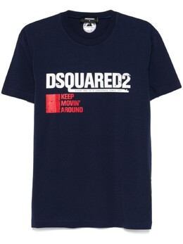 Dsquared2: Синяя футболка 