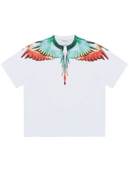 Marcelo Burlon County Of Milan: Белая футболка 