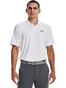 Under Armour: Белое поло 