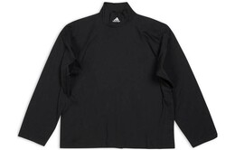 Balenciaga: Чёрный свитшот 