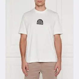 Armani Exchange: Белая футболка 