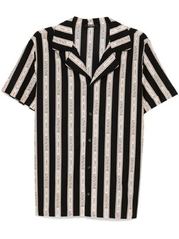 Balmain: Рубашка в полоску 