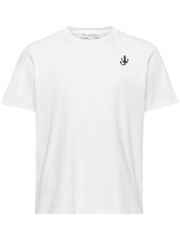 JW Anderson: Белая футболка 