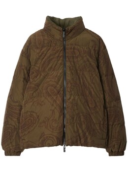 Burberry: Зелёная куртка 
