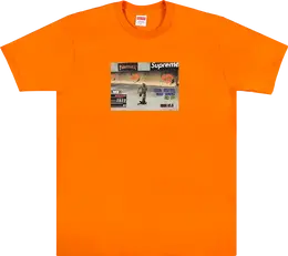 Supreme: Оранжевая футболка  Thrasher