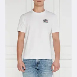 Pepe Jeans London: Белая футболка 