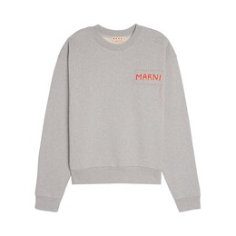 Marni: Толстовка с цветочным принтом 