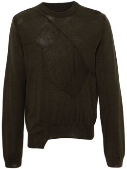 MM6 Maison Margiela: Зелёный свитер 