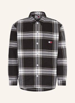 Tommy Jeans: Чёрная рубашка 