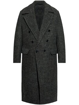 Allsaints: Серое пальто 