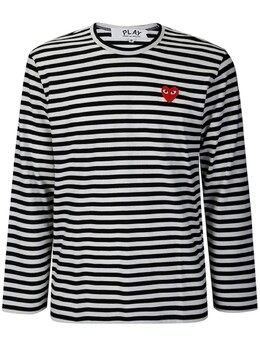 Comme Des Garçons Play: Футболка в полоску 