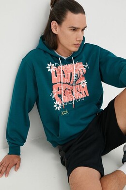 PUMA: Зелёная толстовка  Run