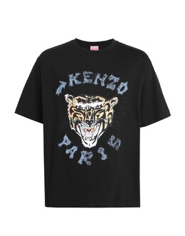 Kenzo: Чёрная футболка 