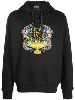 Versace Jeans Couture: Чёрная толстовка 