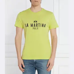 La Martina: Зелёная футболка 