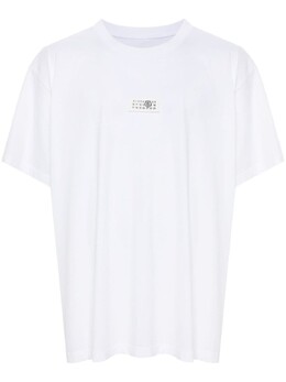 MM6 Maison Margiela: Белая футболка 
