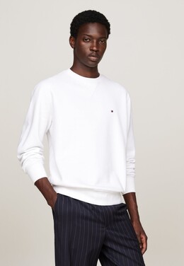 Tommy Hilfiger: Белая толстовка  Essential