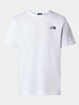 The North Face: Белая футболка  Red Box