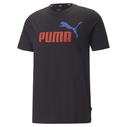 PUMA: Чёрная футболка  Ess