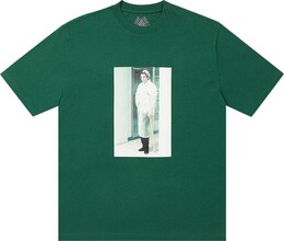 Palace: Зелёная футболка 