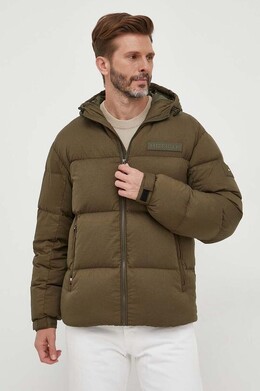 Tommy Hilfiger: Зелёный пуховик 