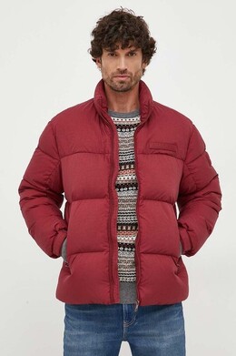Tommy Hilfiger: Бордовый пуховик 